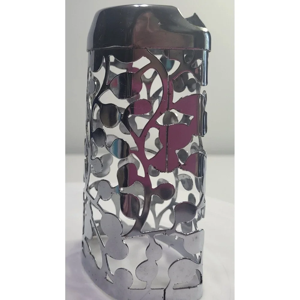 Bath & Body Works Soap Sleeve Silver Leaf Botanical Decorative Holder